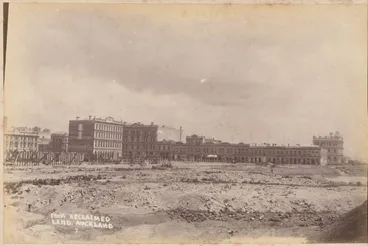 Image: Auckland waterfront reclamations