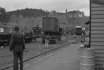 Image: Photograph of MOTAT rail display area