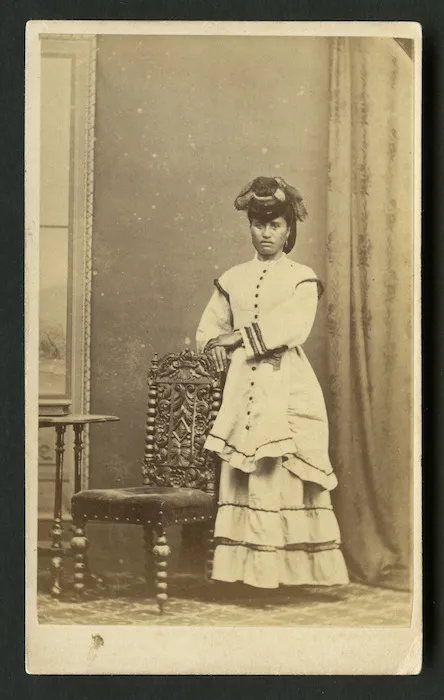 Carnell, Samuel 1832-1920 : Portrait of Heni Kumekume fl 1880s