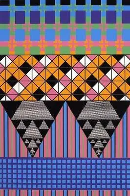 Untitled [geometric design containing triangles, squares and crosses]