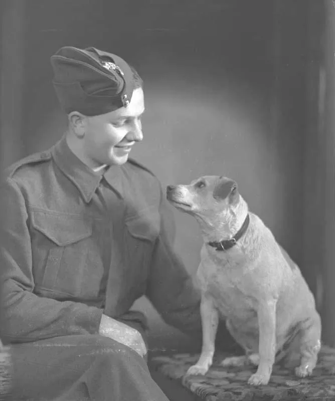 George Clifton Bendall and Dog