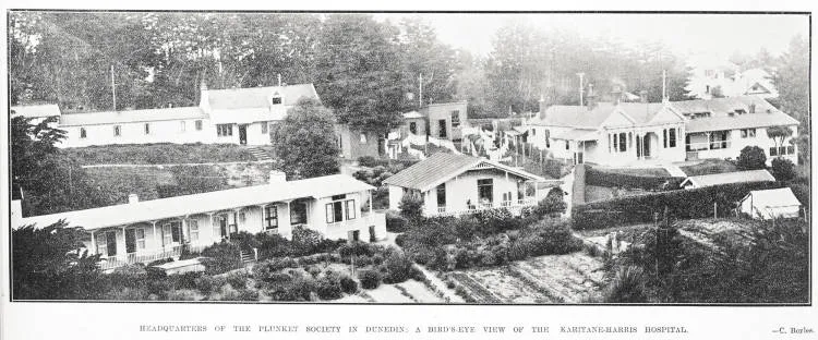 Headquarters of the Plunket Society In Dunedin: A Bird's - Eye View of the Karitane- Harris Hospital
