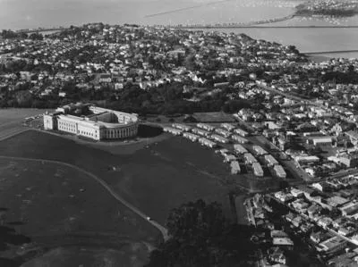 Showing Museum and area towards the harbour