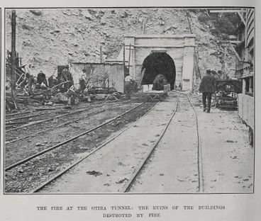 Image: The Fire At The Otira Tunnel