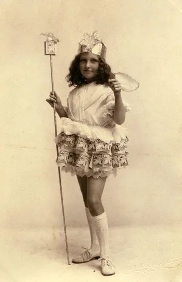Image: Edna Oliff Pickering in Fairy Wonder Soap costume