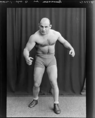 Image: Wrestler, Mr Burnmester