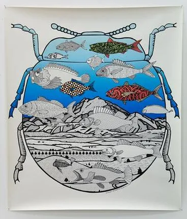 Landscape with extra fish Image: Landscape with extra fish