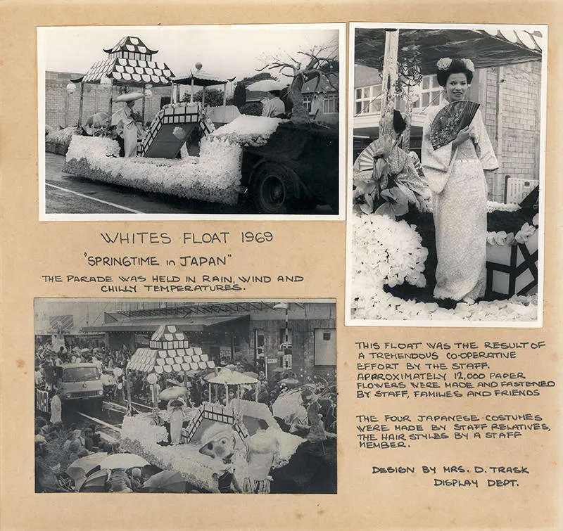 Whites Ltd float, Lions Club Christmas Parade