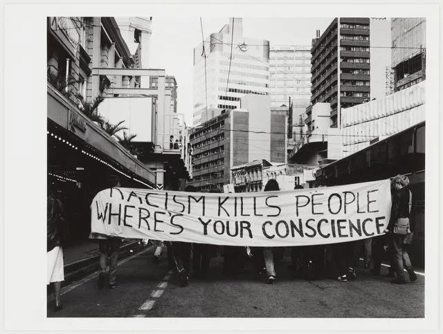 Anti Springbok tour demonstration