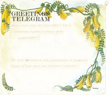 Image: Heretaunga Players; Telegram