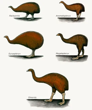 Moa diversity Image: Moa diversity