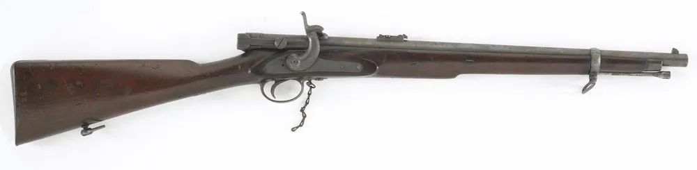 Breech loading single shot percussion "Terry" carbine.