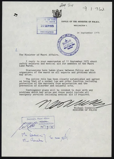 Image: Māori Land March (1975) -Police Preparations