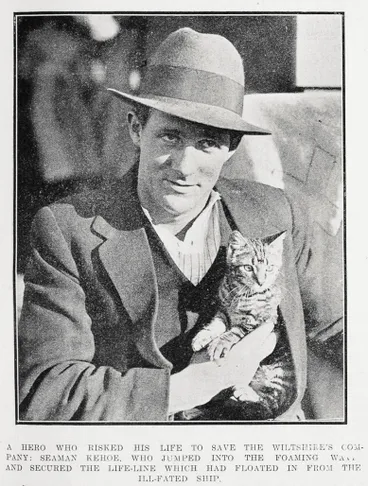 Image: A hero who risked his life to save the Wiltshire's company