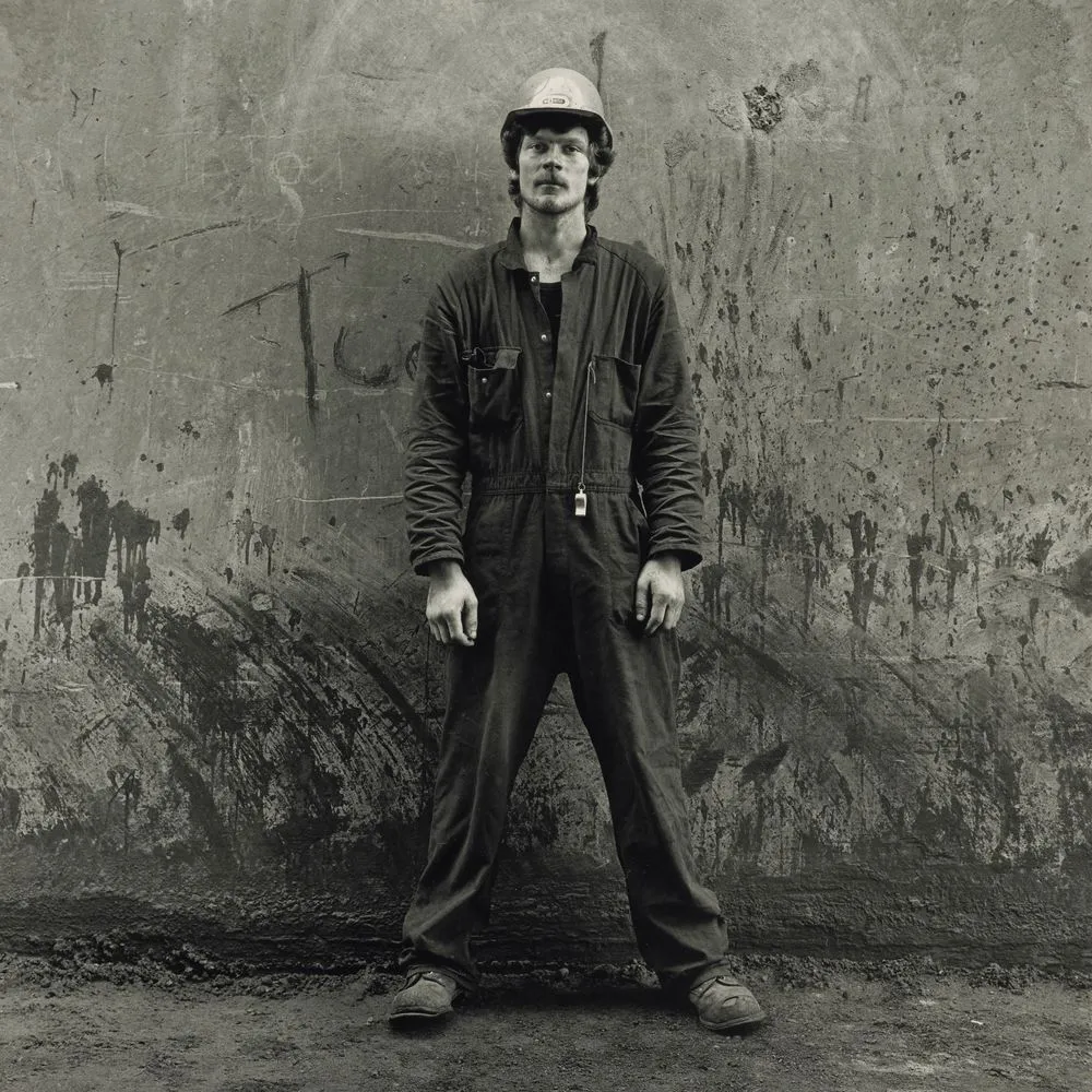 Peter Wall, shift worker, Christchurch Gasworks, 1981. From the portfolio: Gasworks
