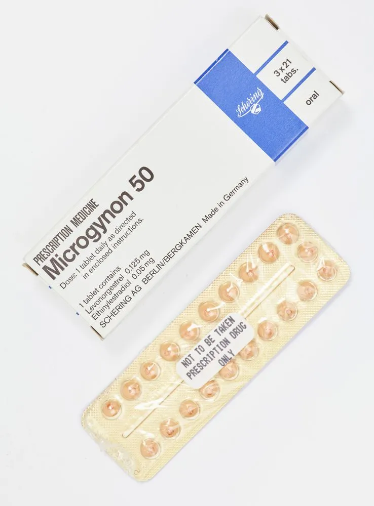 Contraceptive pill, 'Microgynon 50'