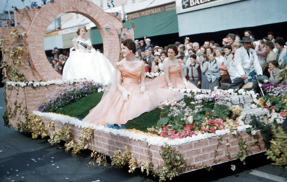 Blossom Queen - Hastings Blossom Festival Parade 1958