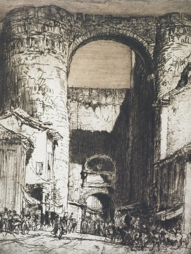 The Gate of St. Vincent, Avila