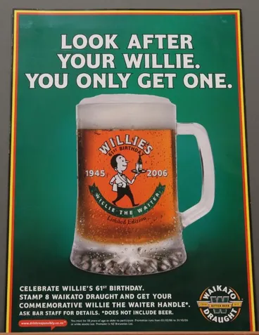 Image: Poster – 'Look After Your Willie. You Only Get One'