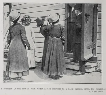 Image: A Snapshot At The Lock-Up Door