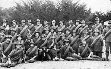Soldiers at Featherston Military Camp Image: Soldiers at Featherston Military Camp