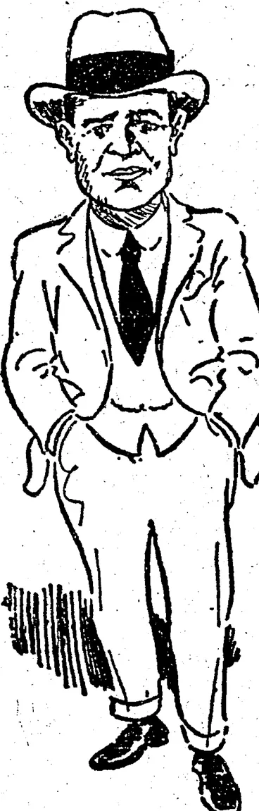 Image: C. RUSSELL  (Secretary Berhampore Rugby Football Club, Wellington.) (NZ Truth, 23 June 1923)