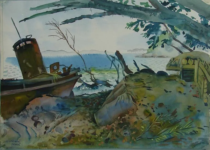 Japanese Foxhole, Guadalcanal