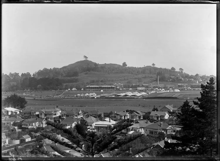 Alexandra Park and One Tree Hill from Mount St John, 1926