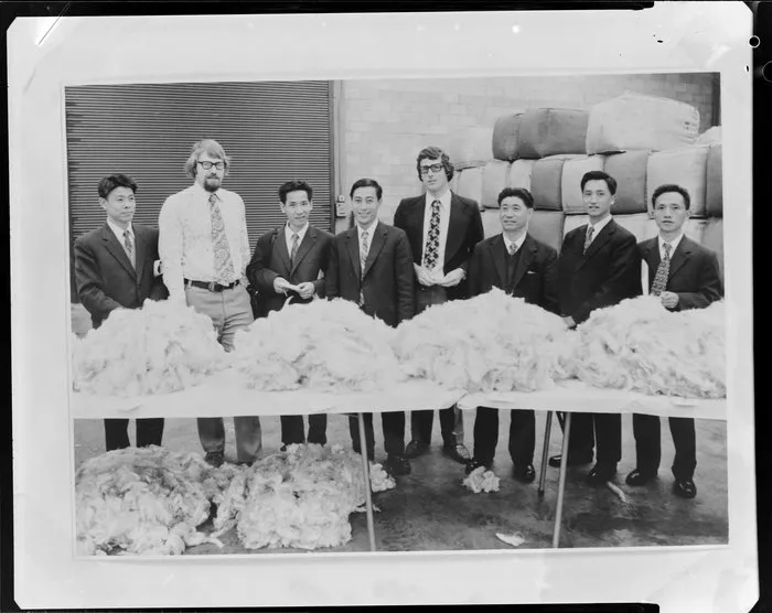 New Zealand Woolboard-copy negetive of Japanese with wool