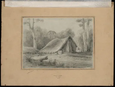 Image: Swainson, William, 1789-1855 :Russels Cottage, Hutt Forest, N.Zd. / W.S. [ca 1846]