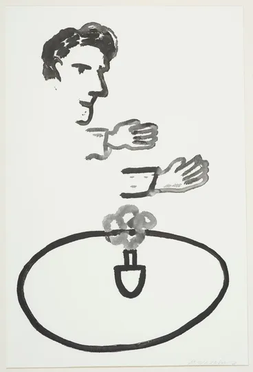 Image: A sensitive man.