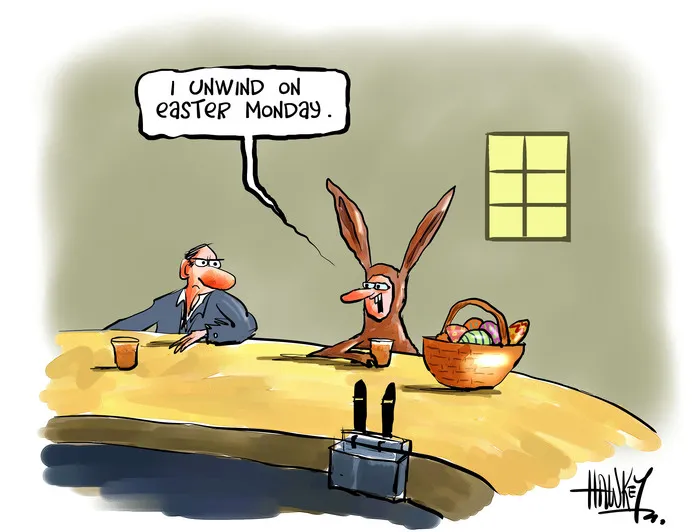 Hawkey, Allan Charles, 1941- :Easter Monday. 21 April 2014