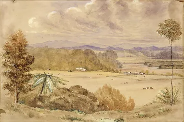 Image: [Halcombe, Edith Stanway (Swainson)] 1844-1903 :Mr Fox's Rangitikei [186-?]
