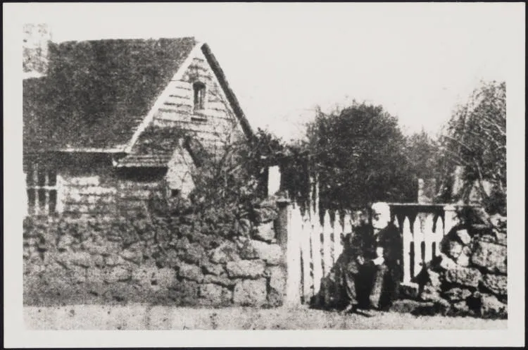 Pensioners cottage, Queen Street, Onehunga, 1880s