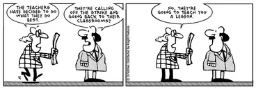 Image: Fletcher, David 1952- :'The teachers have decided to do what they do best.' 8 December 2012