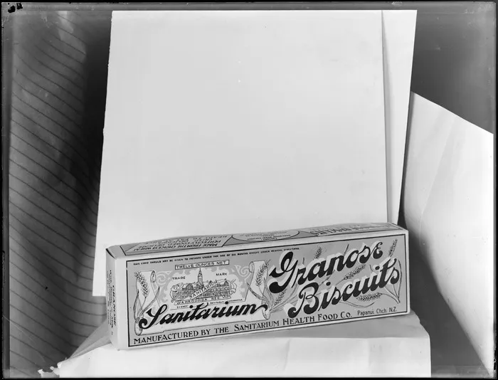 Display of Sanitarium Granose Biscuits