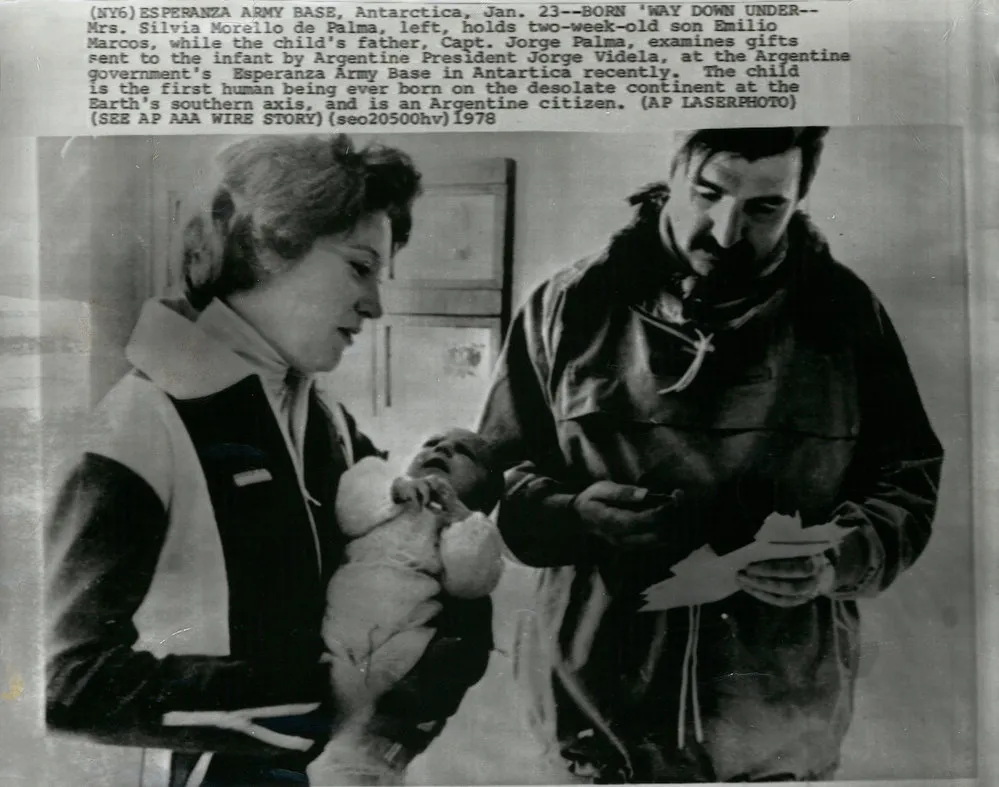First Child born in Antarctica