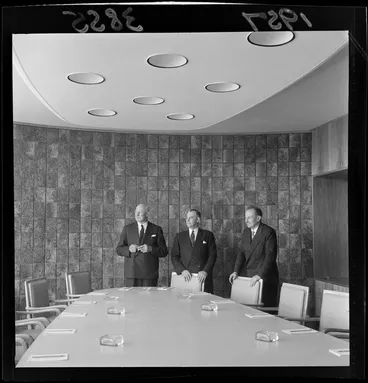 Image: Official opening of the Massey Building, Lambton Quay, Wellington