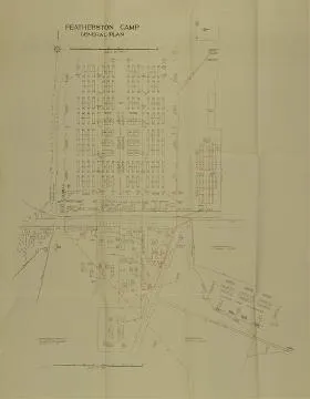 Featherston Camp, general plan : digital plan
