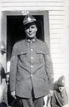 Samuel Simpson at Featherston Camp : Photograph