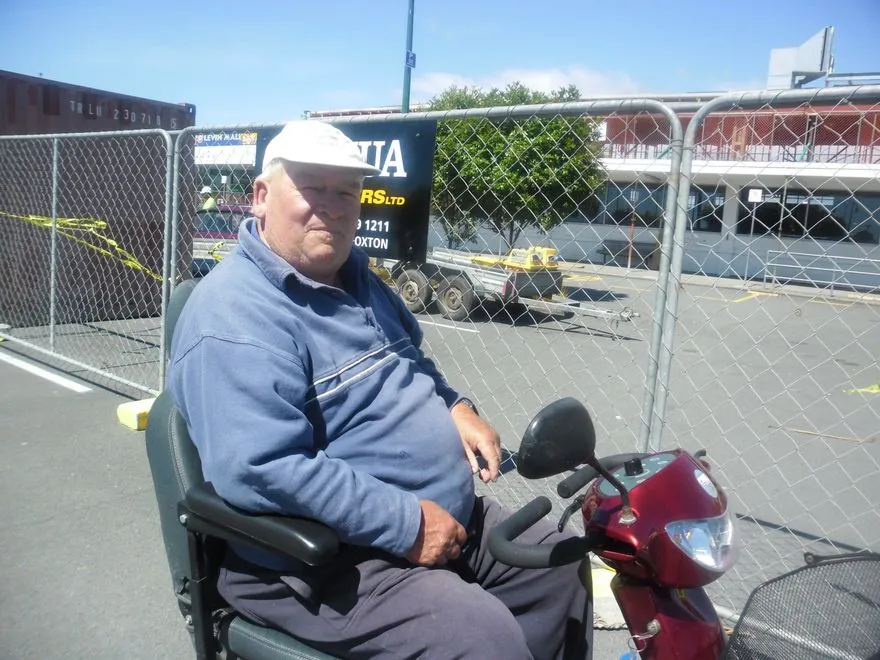 the Scooter man- Reg Foster!