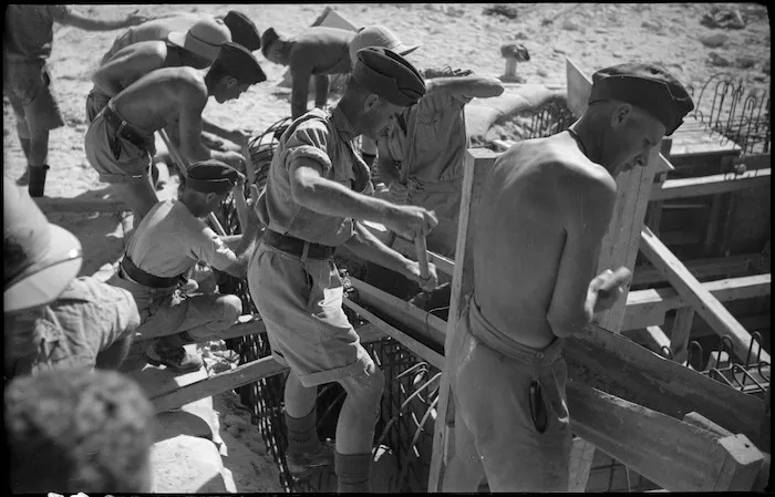 Divisional Engineers at work on a project, Egypt