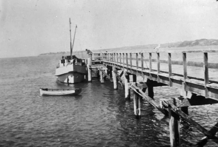 Little Huia Wharf, Manukau Harbour.