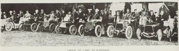 Image: Group of cars at Wairakei
