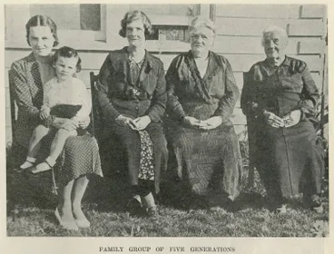 Image: Family group of five generations