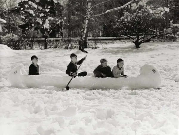 Snow boat in Hanmer Springs