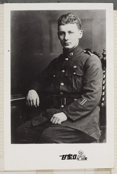 Rewi Alley in military uniform