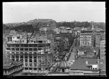 Image: Central Auckland from the Ferry Building Tower, 1927