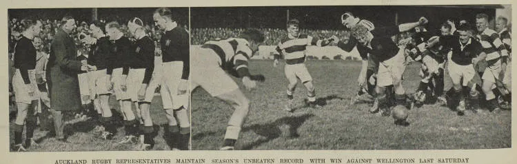 Auckland rugby representatives maintain season's unbeaten record with win against Wellington last Saturday