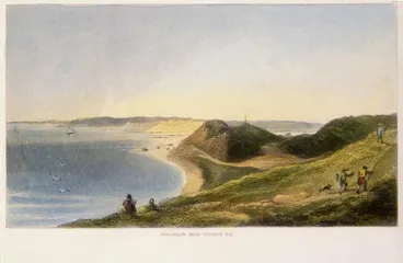 Image: Pencarrow Head painting